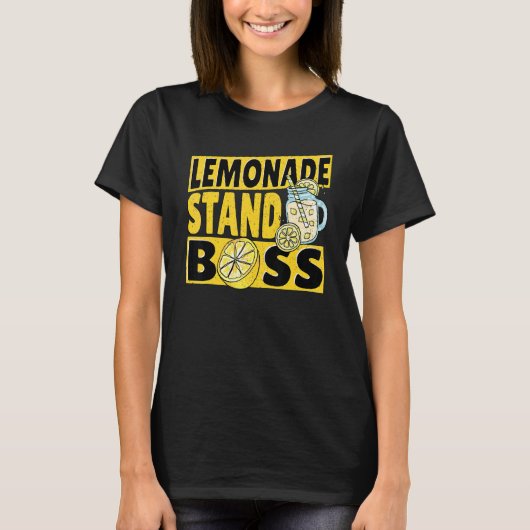 Lemonade Stand Boss Surprise voor citroensap Selle T-shirt (Voorkant)