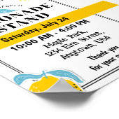 Lemonade stand event poster (Hoek)