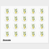 Lemonade Stand Lemon Crew  Ronde Sticker (Vel)