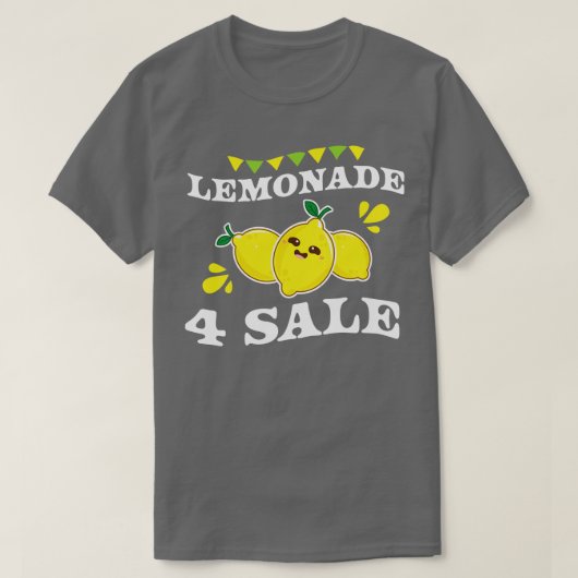 Lemonade Te Koop Schattigee Lemonade Stand Lemon Z T-shirt (Design voorkant)