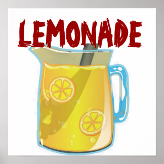 LEMONADE-teken Poster