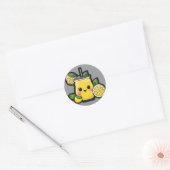 Lemonade Verfrissende Drink Ronde Sticker (Envelop)