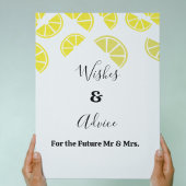 Lemonbridal douche advies & advies poster