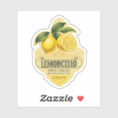 Lemoncello Vinyl Sticker (Feuille)
