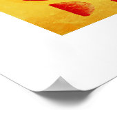 Lemonen en sinaasappels met kommen Schilderij Poster (Hoek)