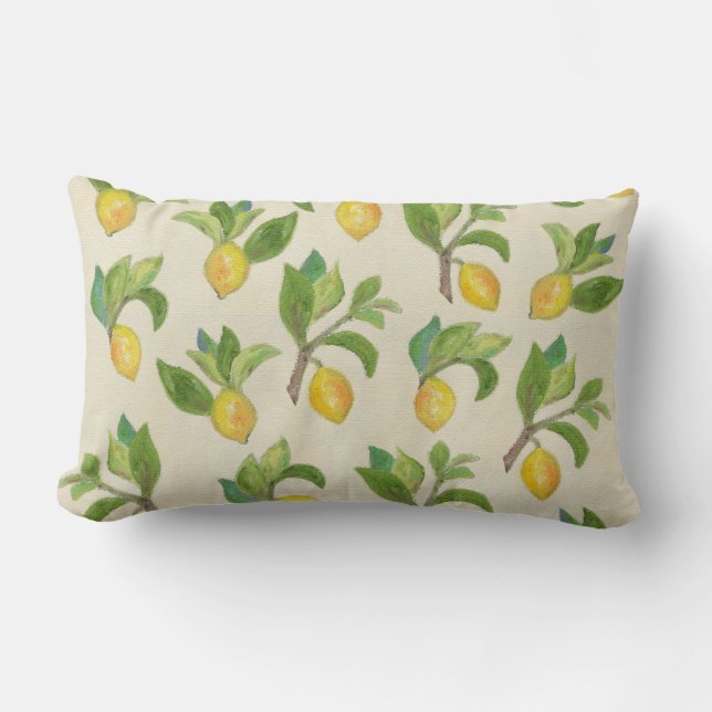 Lemonen en springstaarten kussen (Voorkant)