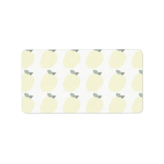 Lemonlabels (Cadeaus/Jar/Adres/Naam Labels) Etiket