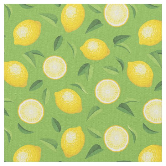 Lemons Achtergrondpatroon Stof (Close Up)
