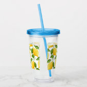 Lemons Acryltumbler/bril Acryl Drinkbeker (Links)
