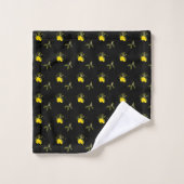Lemons and flowers (Gant de toilette)