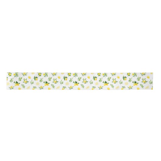 Lemons and Foliage Pattern Lint (Voorkant)