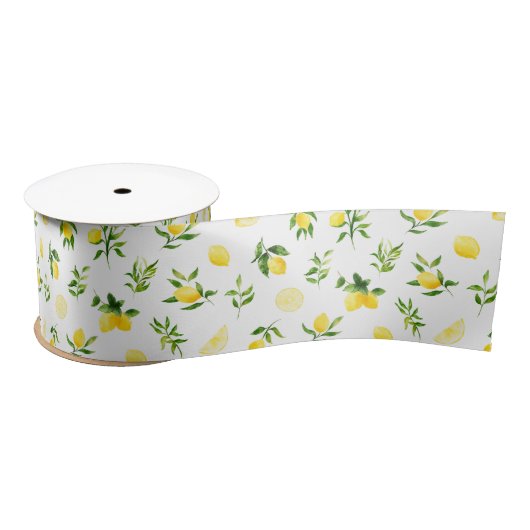 Lemons and Foliage Pattern Lint (Spoel)