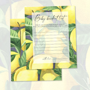 Lemons - Baby bucket list spel