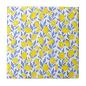 Lemons Blue Mediterranean Tegeltje (Voorkant)