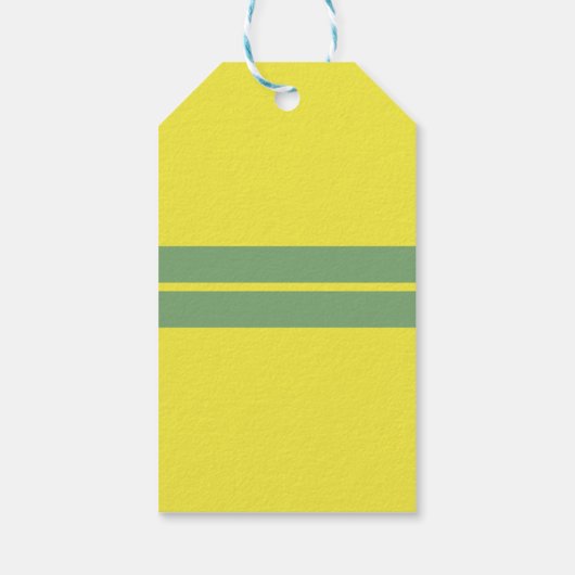 Lemons Branch en Tea Vrijgezellenfeest Dank u Cadeaulabel (Achterkant)