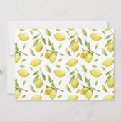 Lemons Bunch Serez-Vous Mon Invitation De Bridesma (Dos)
