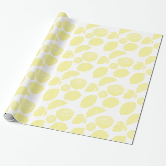 Lemons Cadeaupapier (Uitgerold)