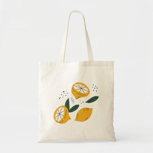 Lemons Canvas tas (Voorkant)