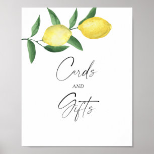 LEMONS - CARTES ET CADEAUX Poster