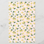 Lemons de Kaart van het Schort roze Vrijgezellenfe (Achterkant)