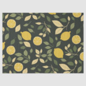 Lemons en bladeren tissuepapier (Voorkant)