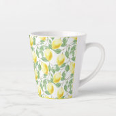 Lemons en bladluiken Latte Mok (Rechts)