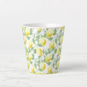 Lemons en bladluiken Latte Mok (Voorkant)