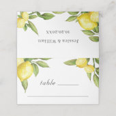 Lemons en Greenery Blossom Wedding (Buitenkant ongevouwen)