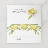 Lemons en Greenery Blossom Wedding (Buitenkant ongevouwen)
