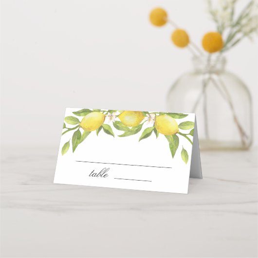Lemons en Greenery Blossom Wedding (Voorkant)