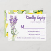 Lemons en lavender - Responskaart Kaart (Voorkant / Achterkant)
