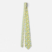Lemons en Leaves Design Necktie Stropdas (Achterkant)