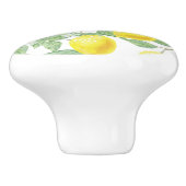 Lemons en lederen keramische knol knop (Zijkant)