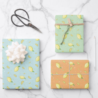 Lemons en Lemons Inpakpapier Vel