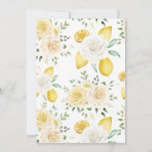 Lemons en Rozen Weddenschap Jubileum Renewal Vows Kaart (Achterkant)