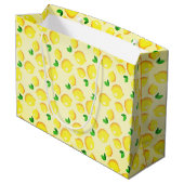 Lemons Gift Bag Groot Cadeauzakje (Achterkant Gekanteld)