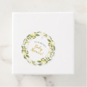 Lemons Greenery Baby shower Bedankjes Labels (In situ)