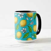 Lemons in blauw mok (Voorkant rechts)