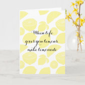Lemons Kaart (Gele Bloem)
