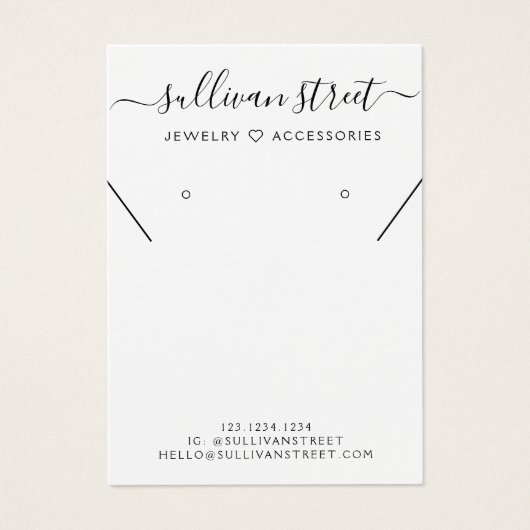 Lemons Ketting Display Kaart (Voorkant)