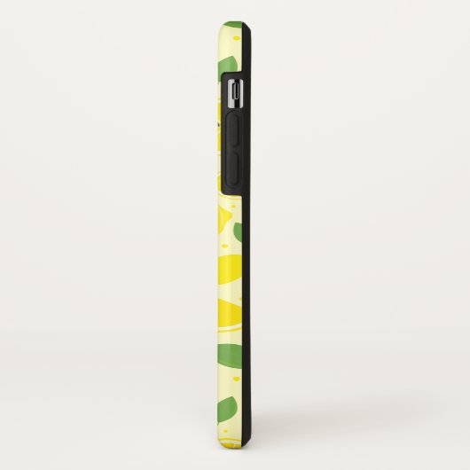 Lemons Leaf Pattern Name Initiaal Case-Mate iPhone Case (Achterkant/links)