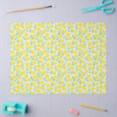Lemons Leaf Pattern Tissuepapier (Craft)