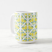 Lemons Méditerranéen restaurant café mug (Devant gauche)