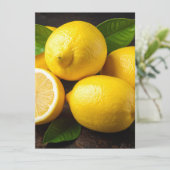 lemons menu (Staand voorkant)