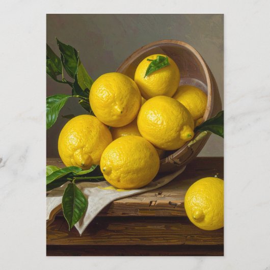 lemons menu (Achterkant)