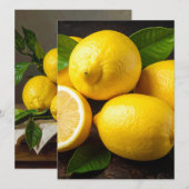 lemons menu (Voorkant / Achterkant)
