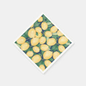 Lemons op Navy Blue Servet (Hoek)