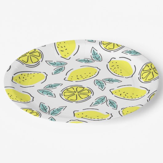 Lemons Papieren Bordje (Gekanteld)
