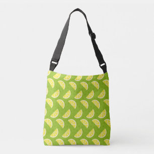 Lemons Patroon Crossbody Tas