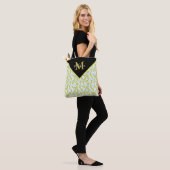 Lemons patroon gepersonaliseerde canvas tas (Op model)
